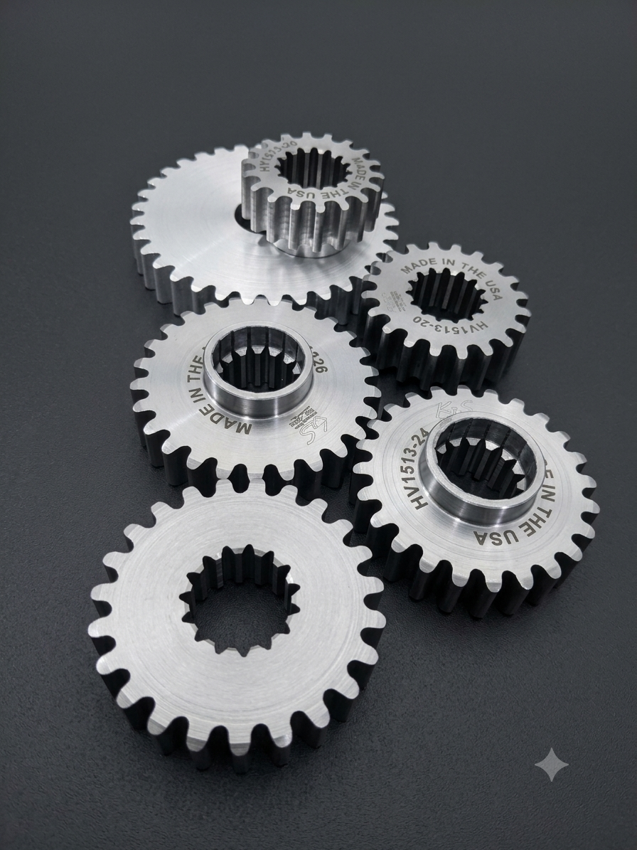 American-made KNS gears